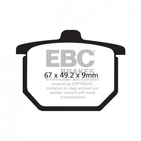 EBC Organic brake pads