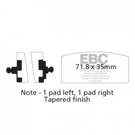 EBC Organic brake pads