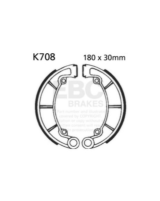 EBC plain brake shoes
