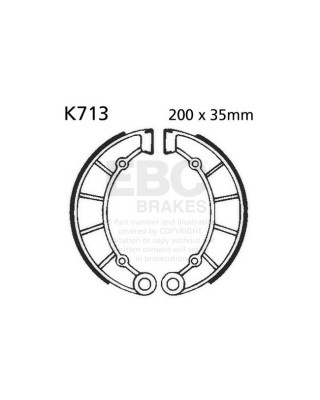 EBC plain brake shoes
