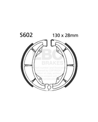 EBC plain brake shoes