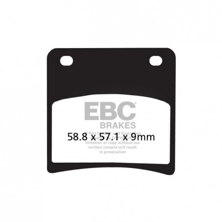 EBC V-pad Semi Sintered brake pads