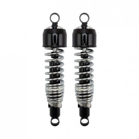 Emgo shock absorbers black/chrome