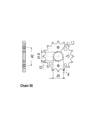 JT Front Sprocket 519.16