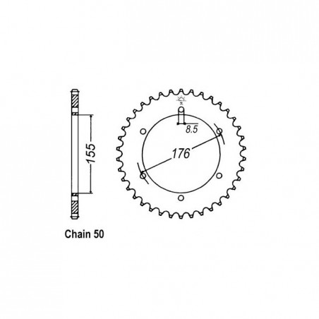 JT Rear Sprocket 2011.42