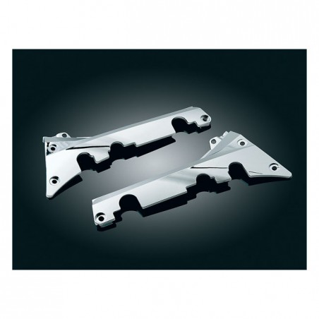 Kuryakyn passenger floorboard side covers chrome