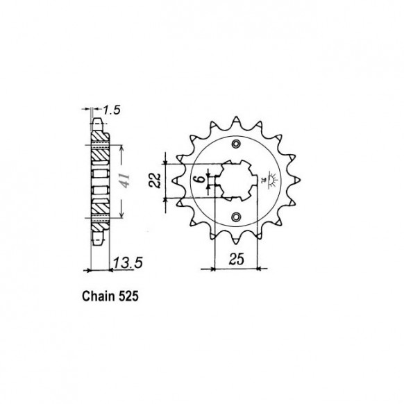 JT Front Sprocket 293.15