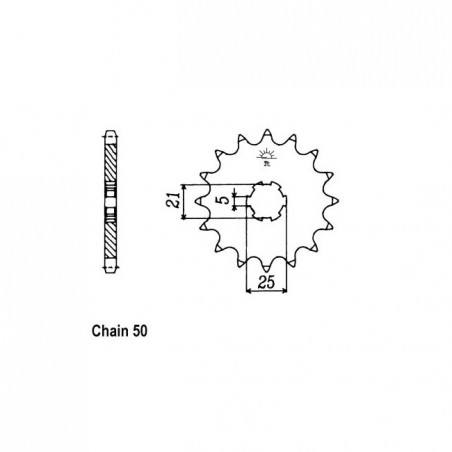JT Front Sprocket 567.17