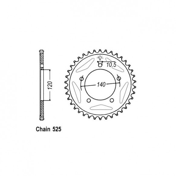 JT Rear Sprocket 1792.43