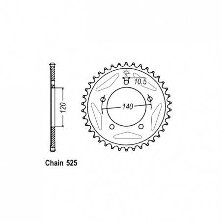 JT Rear Sprocket 1792.43