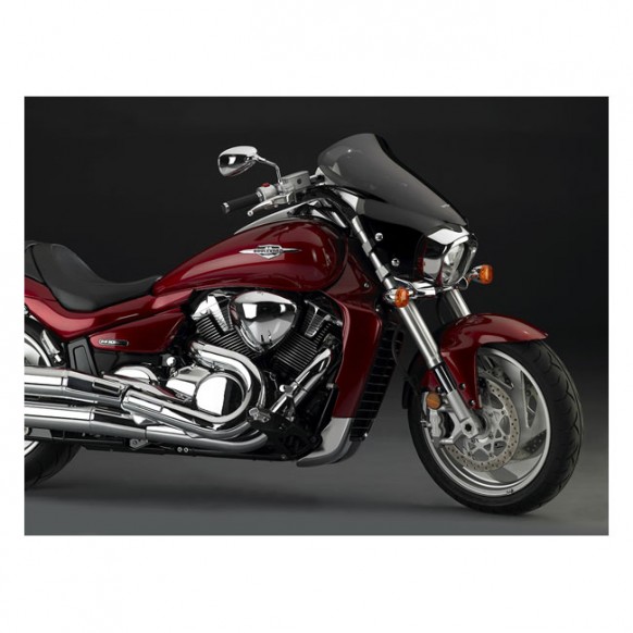 national cycle - Pare-brise V-Stream+ - 7" de hauteur - Suzuki M109R Boulevard/M1800R Intruder de 2006 à 2017 - Fumé foncé -