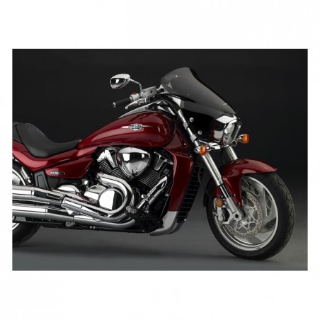 national cycle - Pare-brise V-Stream+ - 7" de hauteur - Suzuki M109R Boulevard/M1800R Intruder de 2006 à 2017 - Fumé foncé -