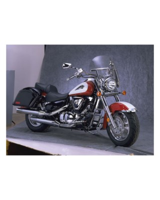 NC cast front fender tip set chrome