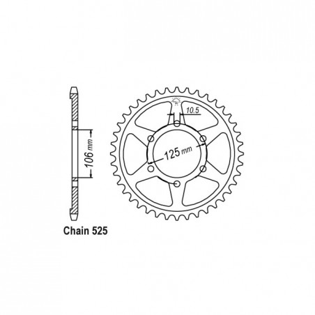 JT Rear Sprocket 2014.47
