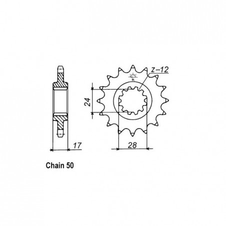 JT Front Sprocket 295.15