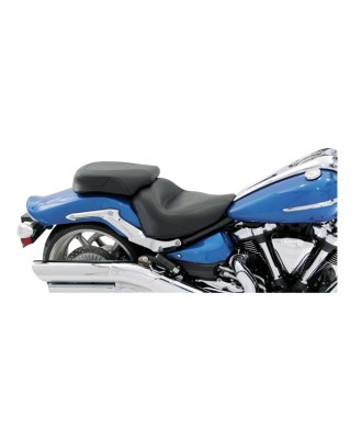 Mustang 2-p wide touring vintage seat plain black