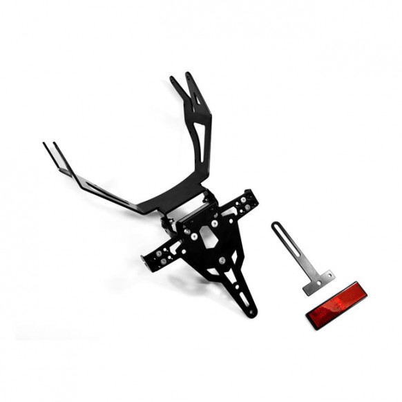 zieger - Support de plaque d'immatriculation Pro - Honda CBR 600 RR de 2003 à 2006 & CBR 1000 RR de 2004 à 2007 - Noir - Zieg