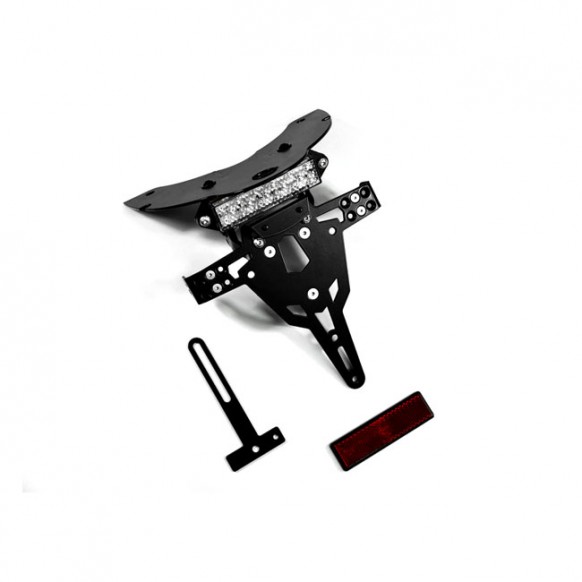 zieger - Support de plaque d'immatriculation Pro - Suzuki SFV 650 Gladius de 2009 à 2015 - Noir - Zieger