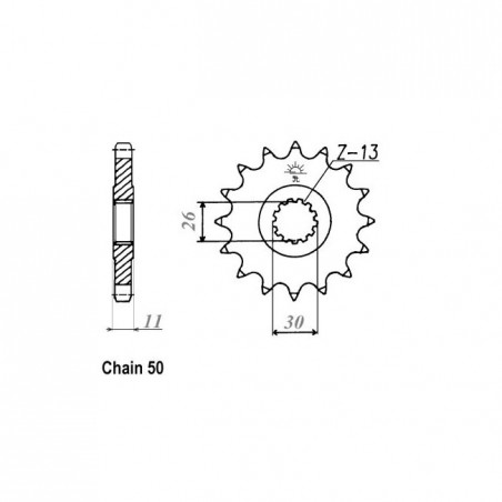 JT Front Sprocket 579.15