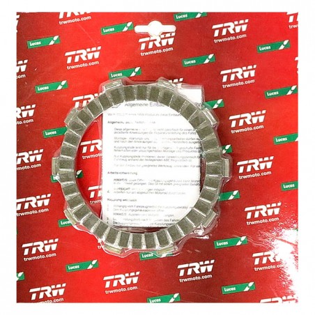 trw - Kit de disques garnis d'embrayage - Kawasaki EX 400 G Ninja & Z400 ER400D à partir de 2018 - Organique - TRW