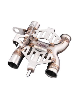 Motone X-pipe cat-delete exhaust system
