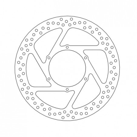 Moto-Master Halo series fixed brake rotor TUV appr.