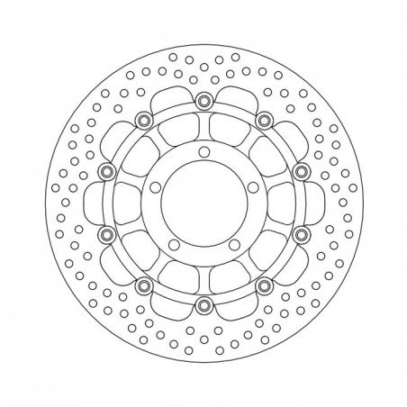 Moto-Master Halo series floating brake rotor TUV appr.