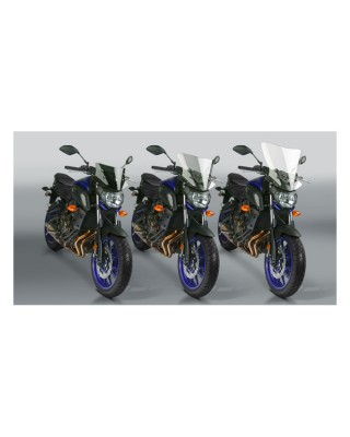 national cycle - Pare-brise V-Stream+ - 9" de hauteur - Yamaha MT-07 de 2017 à 2019 - Fumé foncé - NATIONAL CYCLE
