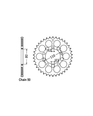 JT Rear Sprocket 1334.40