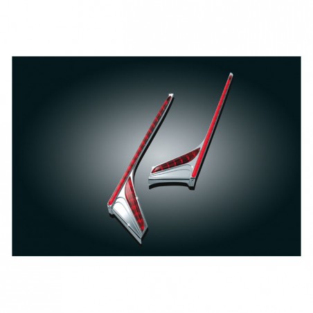 Kuryakyn Vertical rear light strips chrome