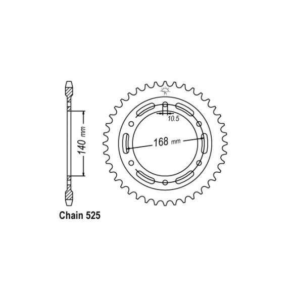 JT Rear Sprocket 3.42