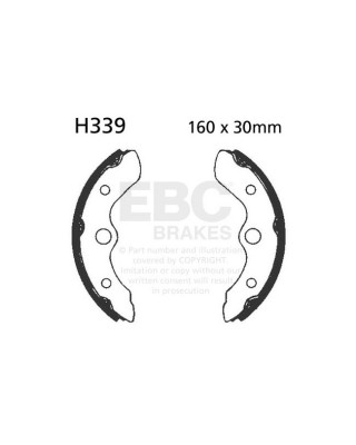 EBC plain brake shoes