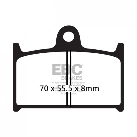 EBC Organic brake pads