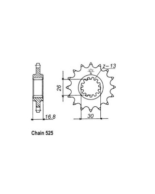 JT Front Sprocket 1370.16