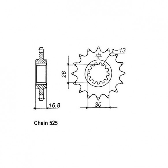 JT Front Sprocket 1370.16