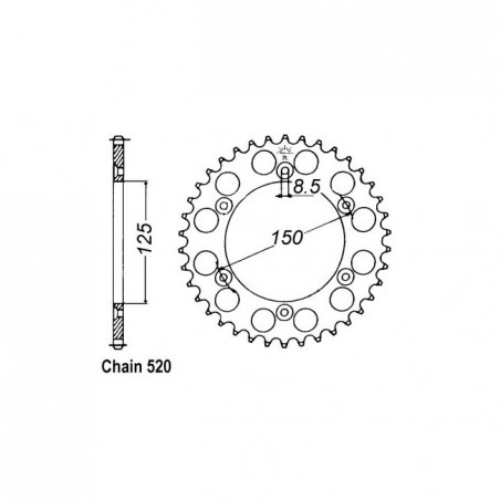 JT Rear Sprocket 897.40
