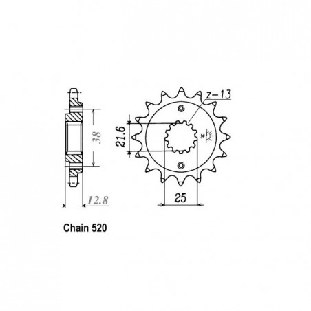 JT Front Sprocket 511.14
