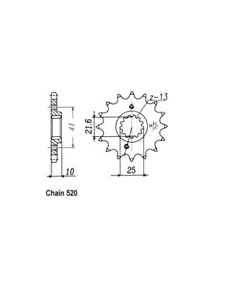 JT Front Sprocket 308.15