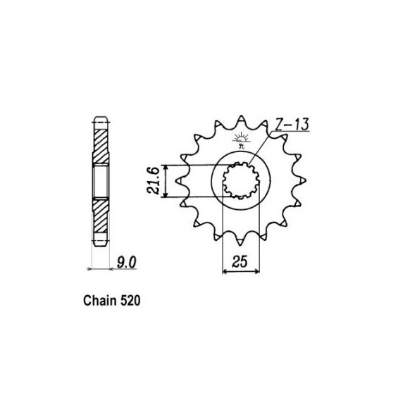 JT Front Sprocket 578.15