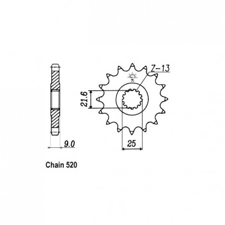 JT Front Sprocket 578.15