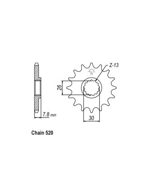 JT Front Sprocket 1184.18