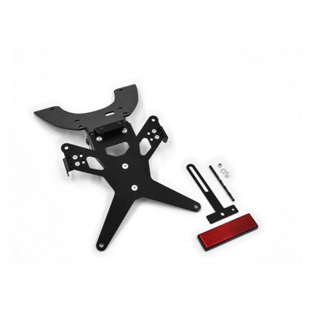 zieger - Support de plaque d'immatriculation X-Line - Kawasaki ZX-6R de 2003 à 2004 - Noir - Zieger