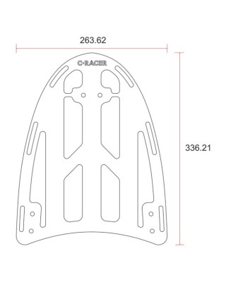 C-Racer BMW R100 Scrambler seat 02 dark brown