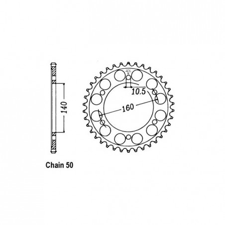 JT Rear Sprocket 502.47