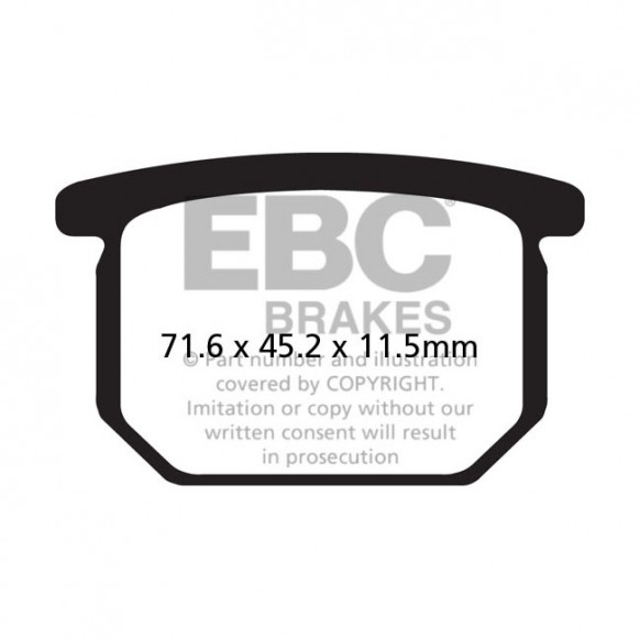 EBC Organic brake pads