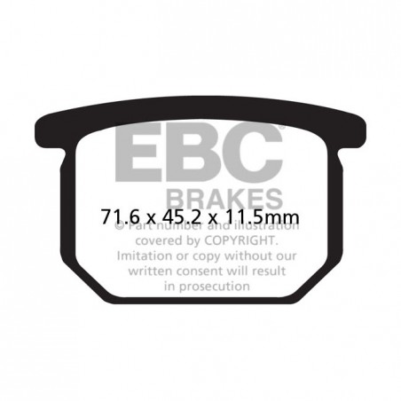 EBC Organic brake pads