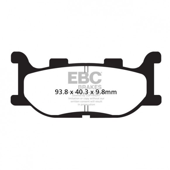 EBC V-pad Semi Sintered brake pads