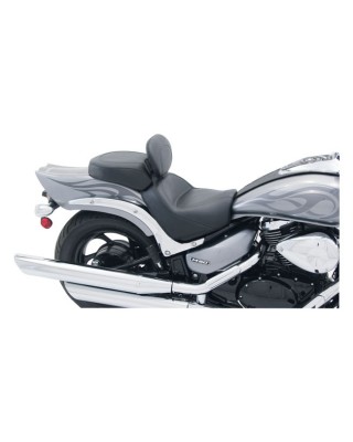 mustang - Selle bi-place 2-P Touring Vintage avec dosseret - Suzuki Boulevard M50 de 2005 à 2011 - Noir - MUSTANG