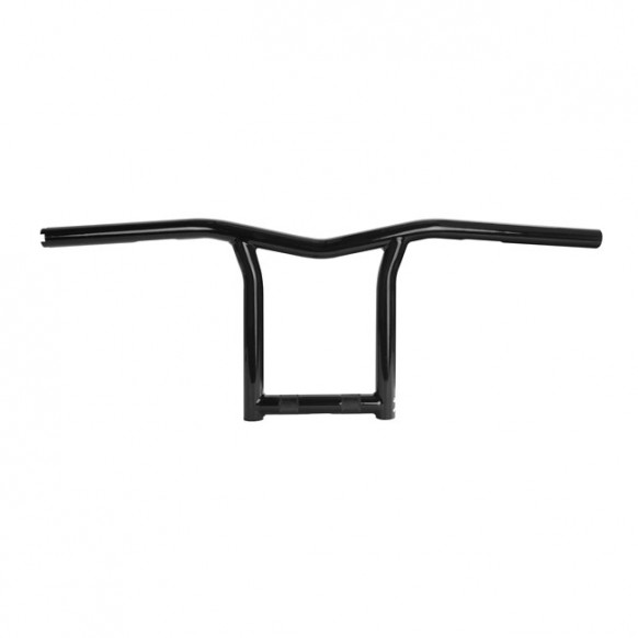 Burly, The Sid 1" handlebar 10" high. Black 82-21 H-D mech. & e-throttle (excl. 88-11 Springers) with 1" I.D. risers