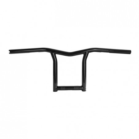 Burly, The Sid 1" handlebar 10" high. Black 82-21 H-D mech. & e-throttle (excl. 88-11 Springers) with 1" I.D. risers